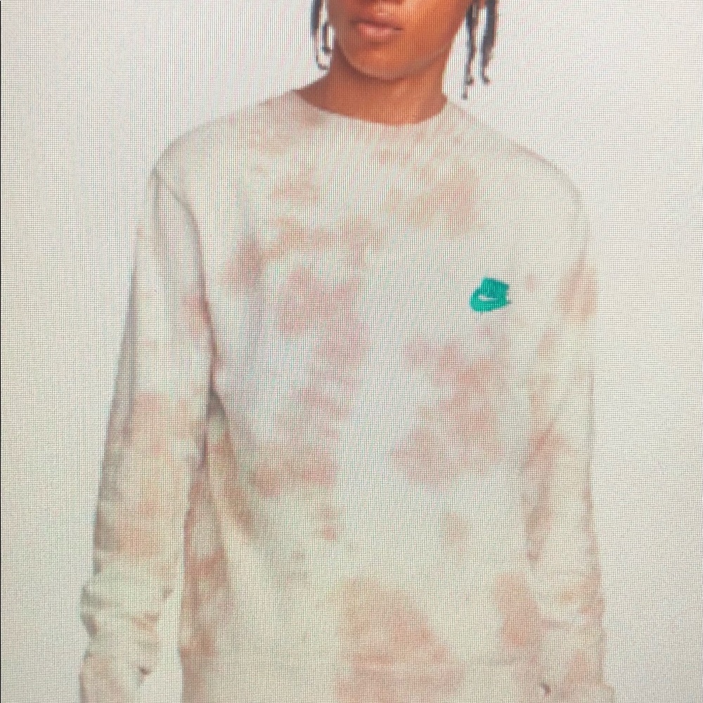 New Nike NSW Club Tie-Dye Sweatshirt